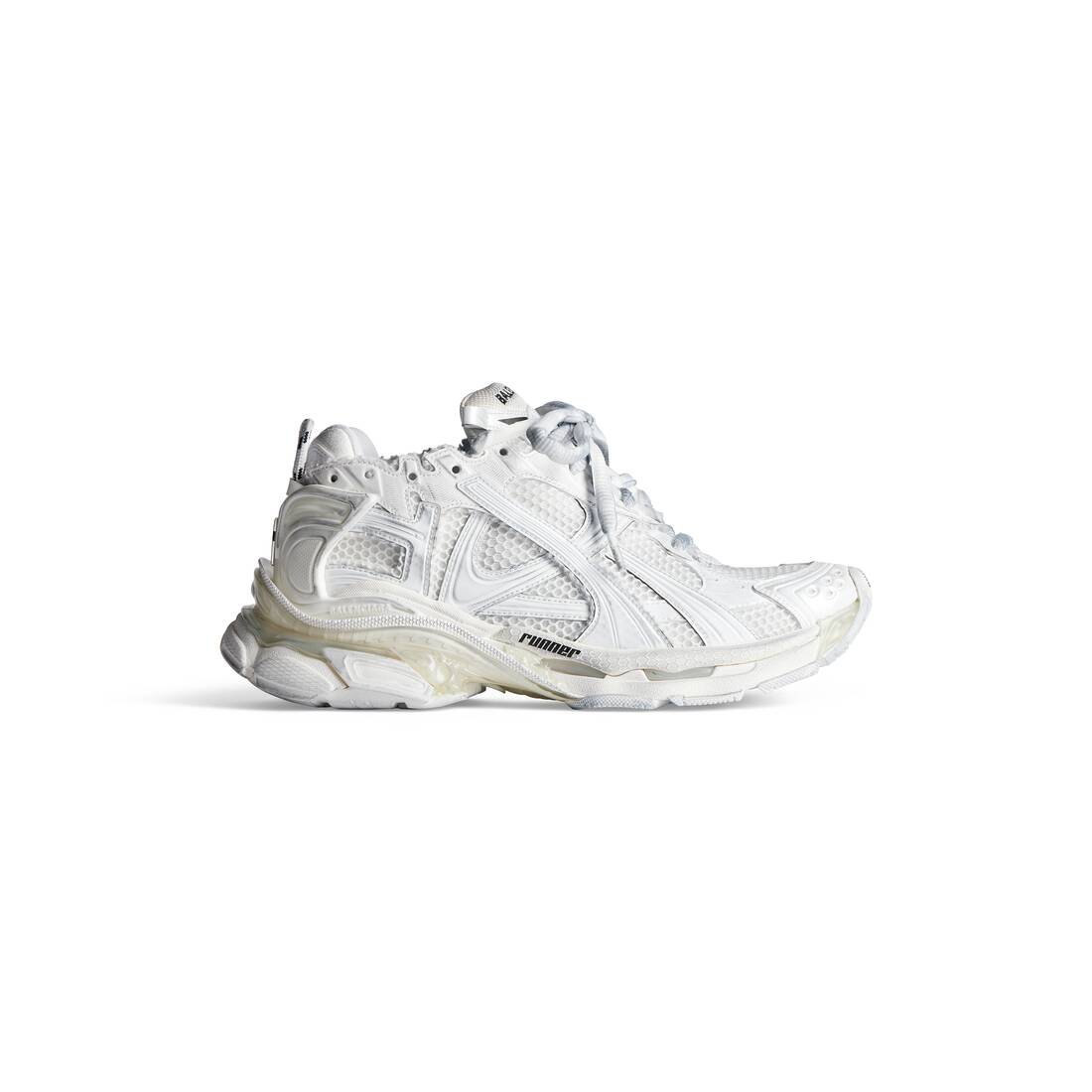 Men’s Runner Sneaker in White - Image 1